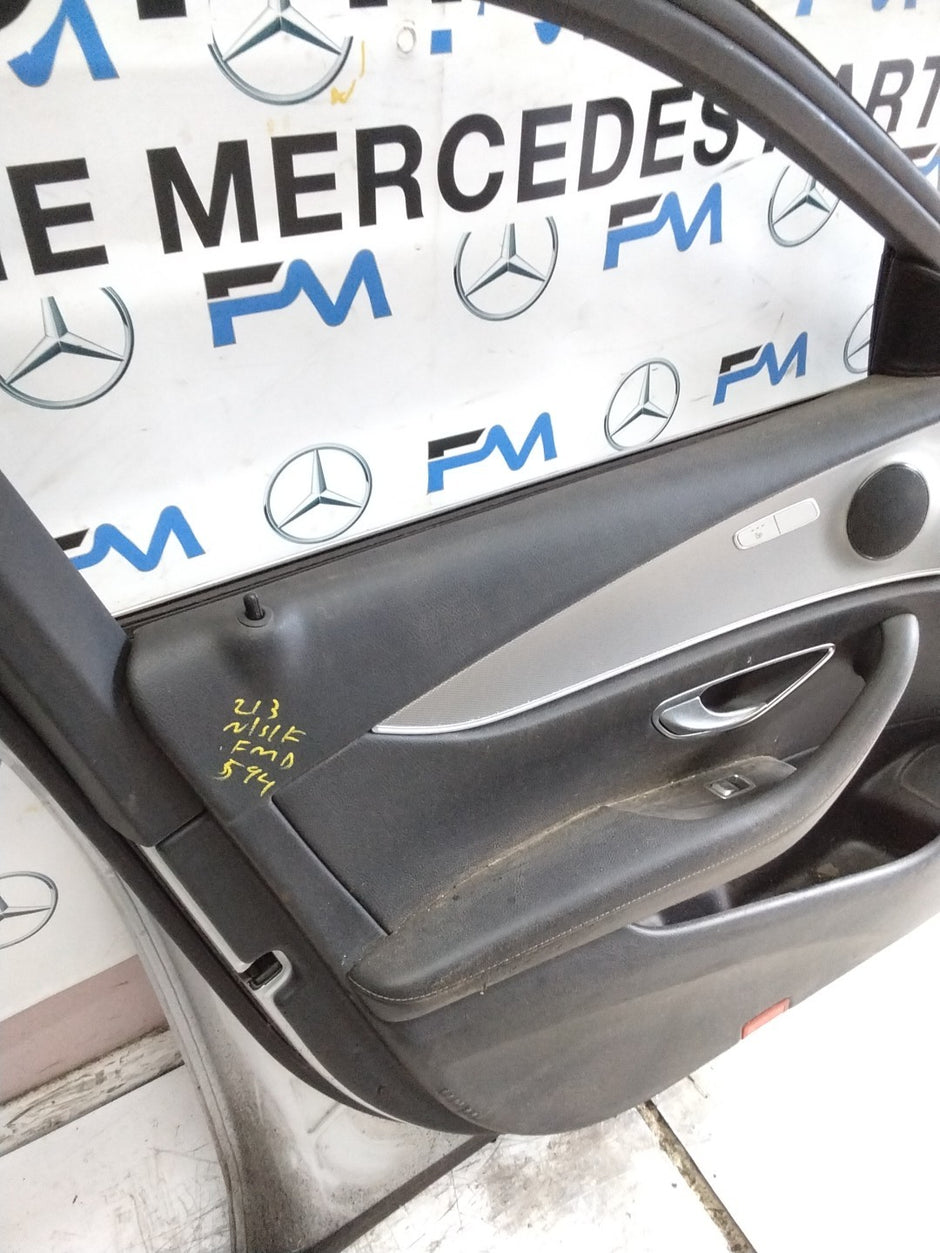 MERCEDES E-CLS W213 SLN PASSENGER FRONT DOOR NSF SILVER 2016-20 COMPLETE FMD594