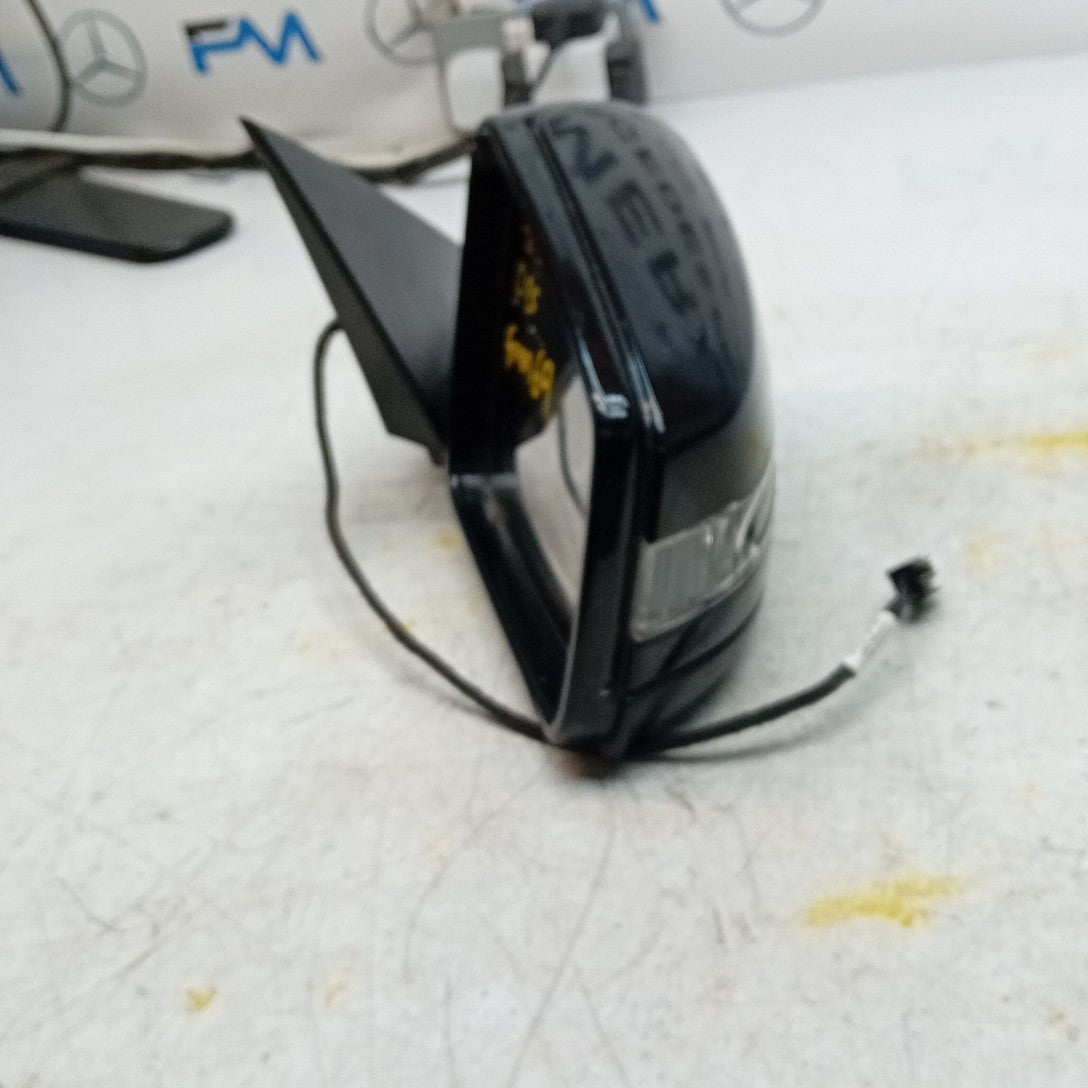 MERCEDES BENZ CLA W117 DRIVER WING MIRROR OSF BLACK A1178101419 FMM69