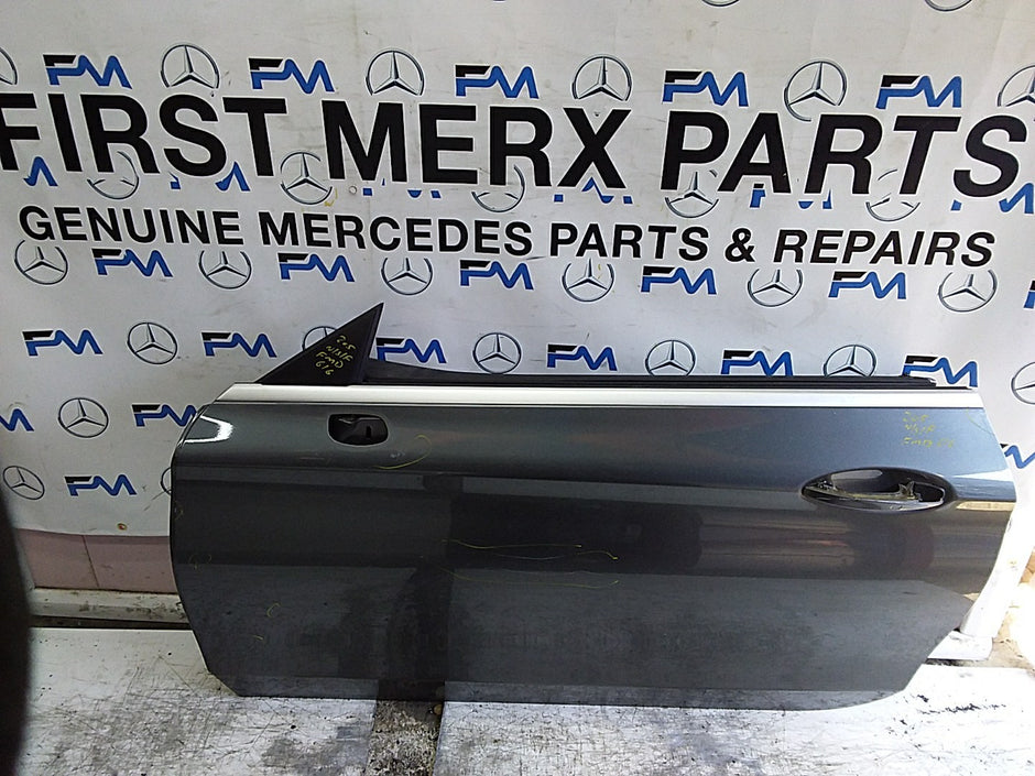 MERCEDES C-CLS C205 COUPE PASSENGER FRONT DOOR NSF GREY 2016 ONW COMPLETE FMD616