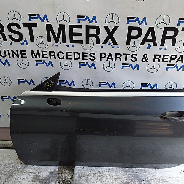 MERCEDES C-CLS C205 COUPE PASSENGER FRONT DOOR NSF GREY 2016 ONW COMPLETE FMD616
