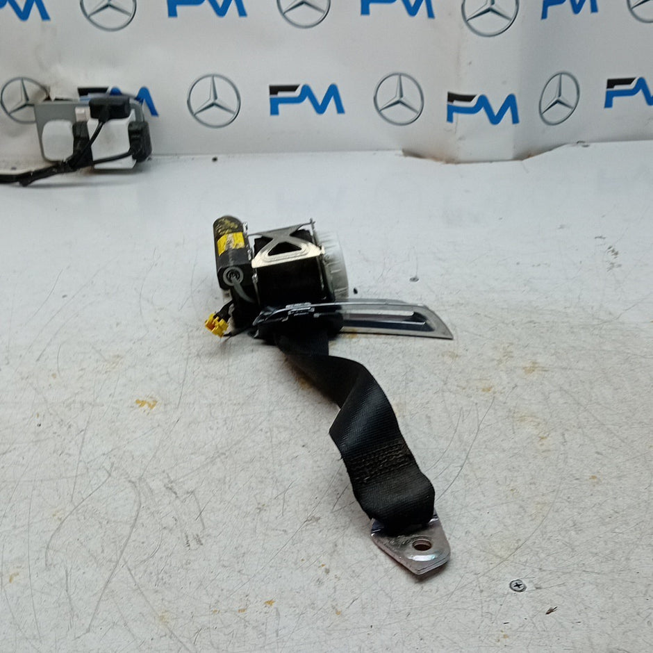 MERCEDES BENZ S-CLASS W222 SEAT BELT REAR DRIVER 2018 A2228600885 BLACK FM001228