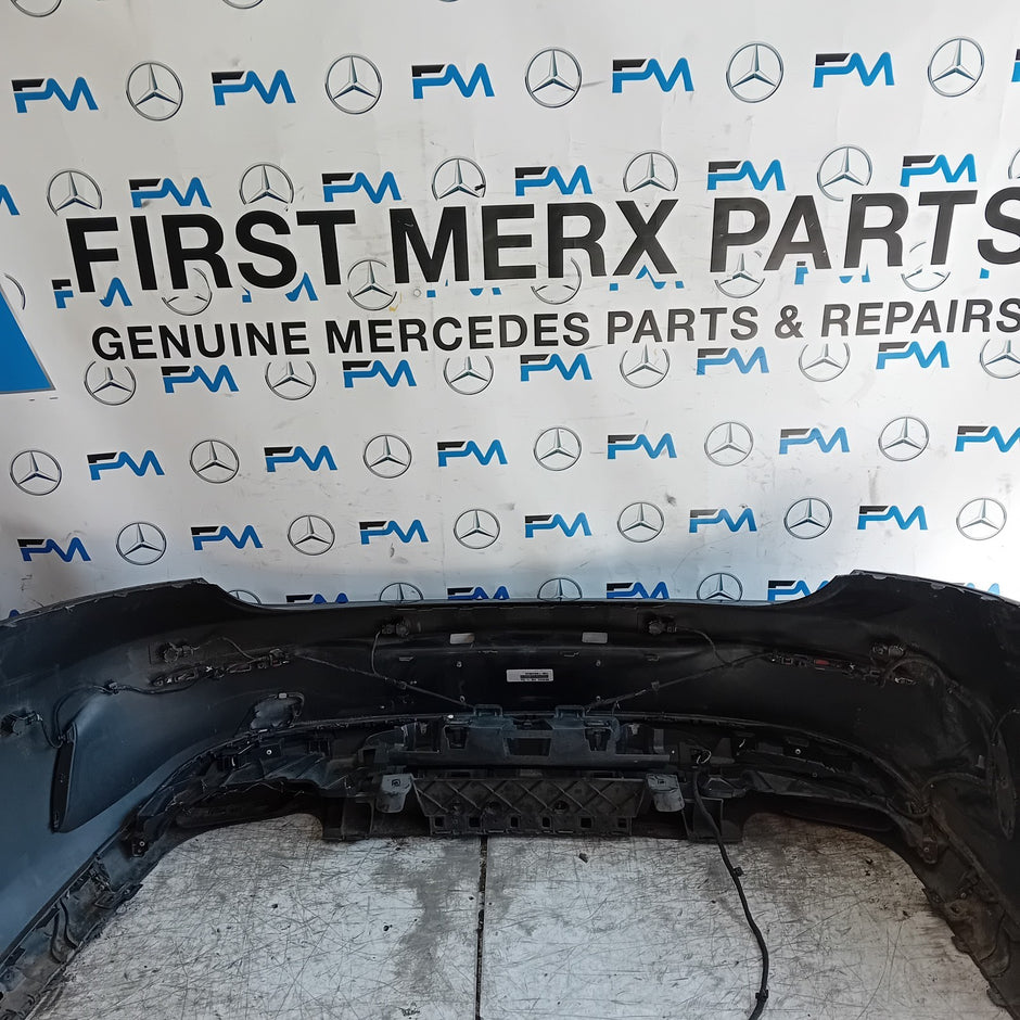 MERCEDES BENZ E-CLASS C238 COUPE BLACK REAR BUMPER 2016 ON COMPLETE FMX98