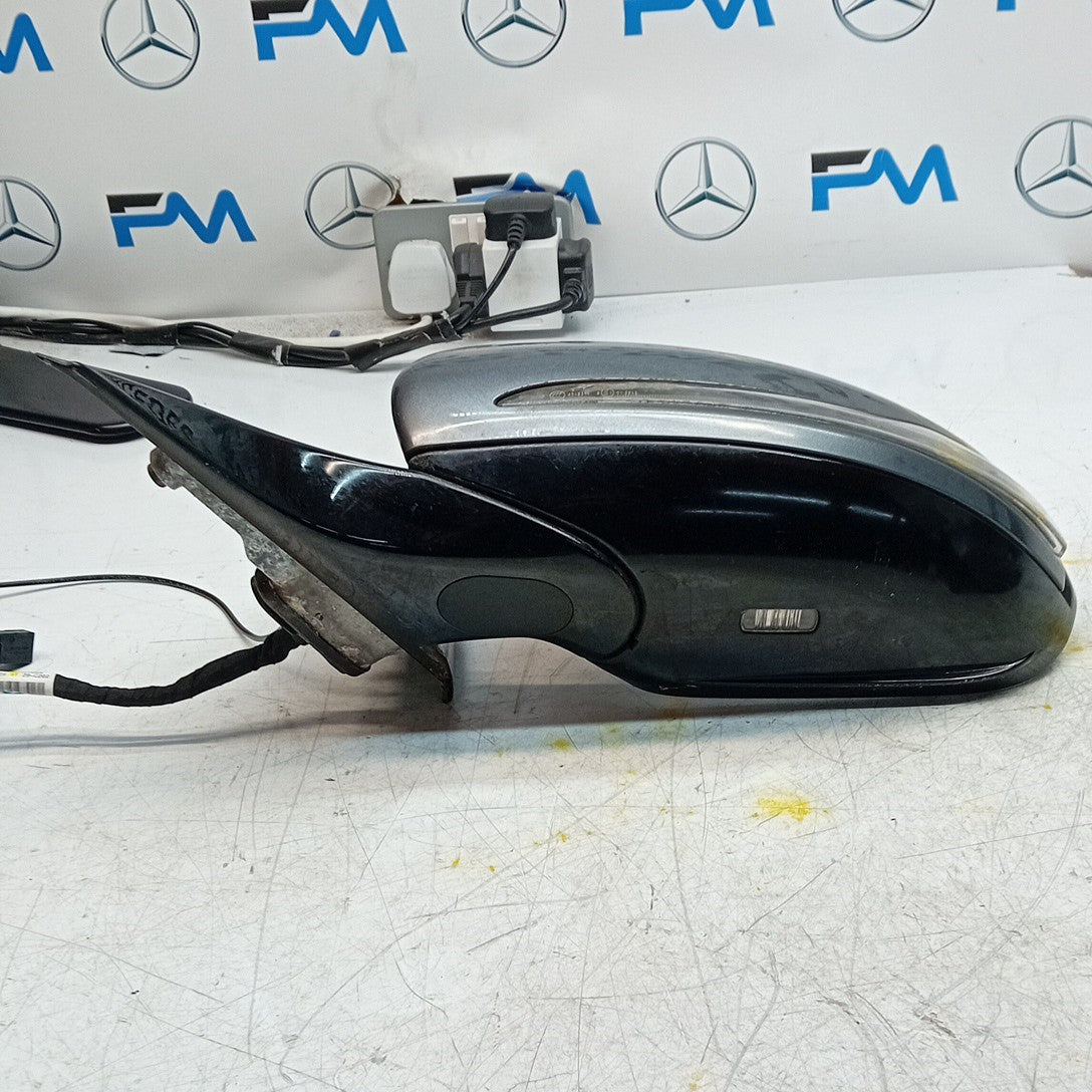 MERCEDES E-CLASS W213 PASSENGER WING MIRROR NSF GREY PL BS A2138103900 FMM67
