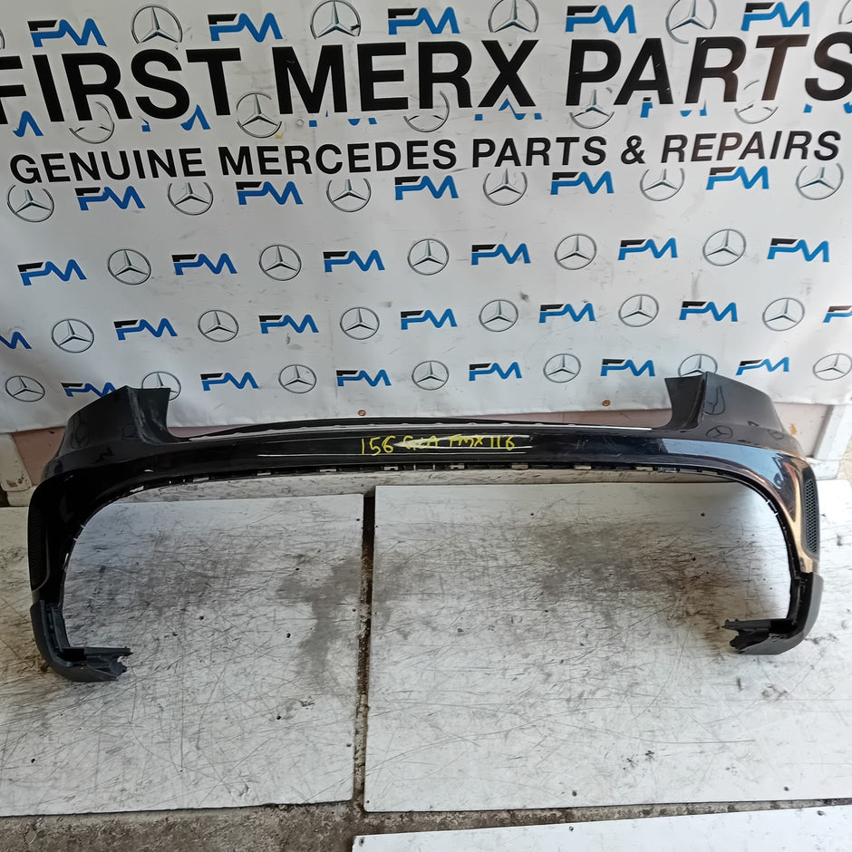 MERCEDES BENZ GLA X156 AMG REAR BUMPER BLACK 2014-19 A1568852425 FMX116