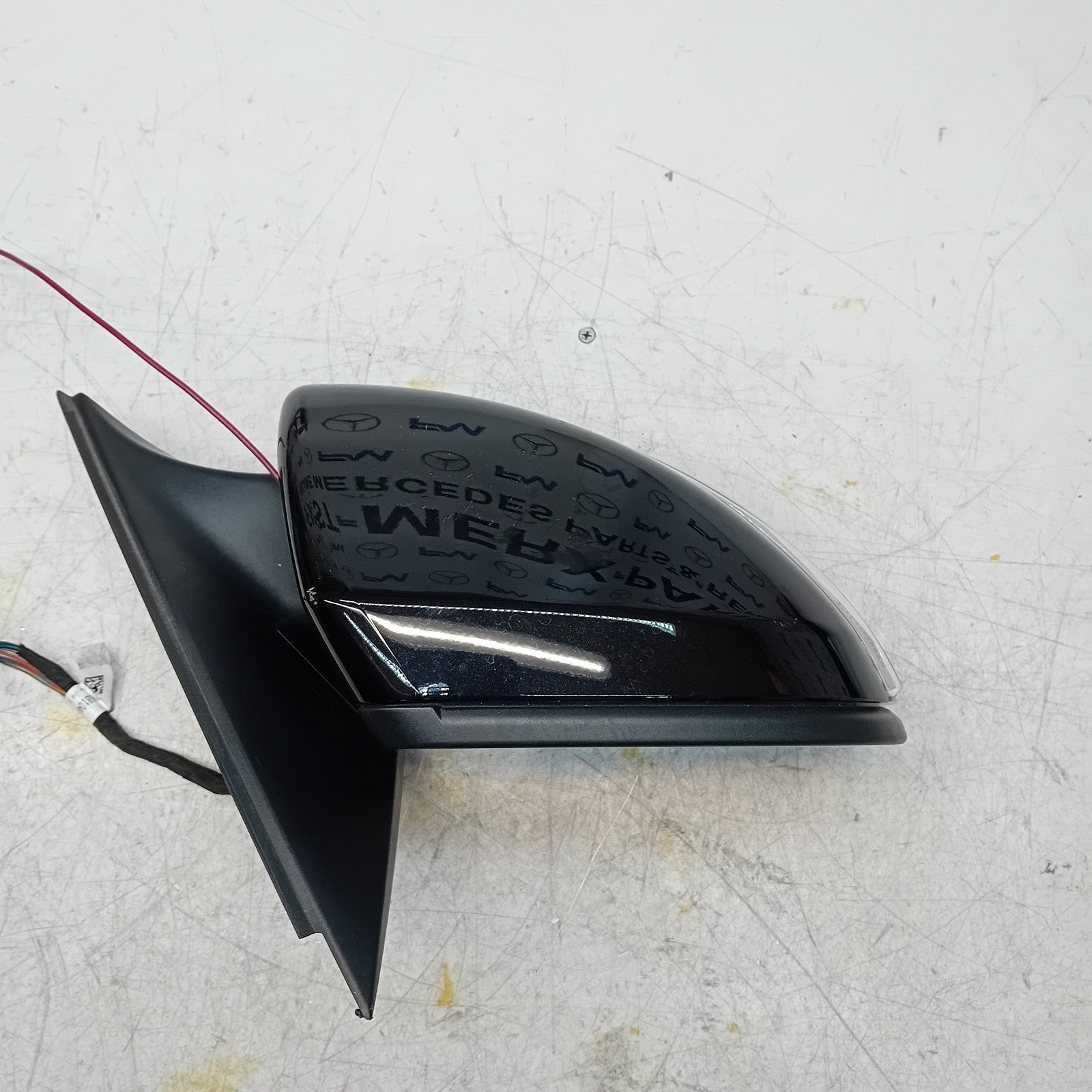 MERCEDES BENZ  C-CLASS W205 DRIVER WING MIRROR OS BLACK PL A2058104402 FMM80