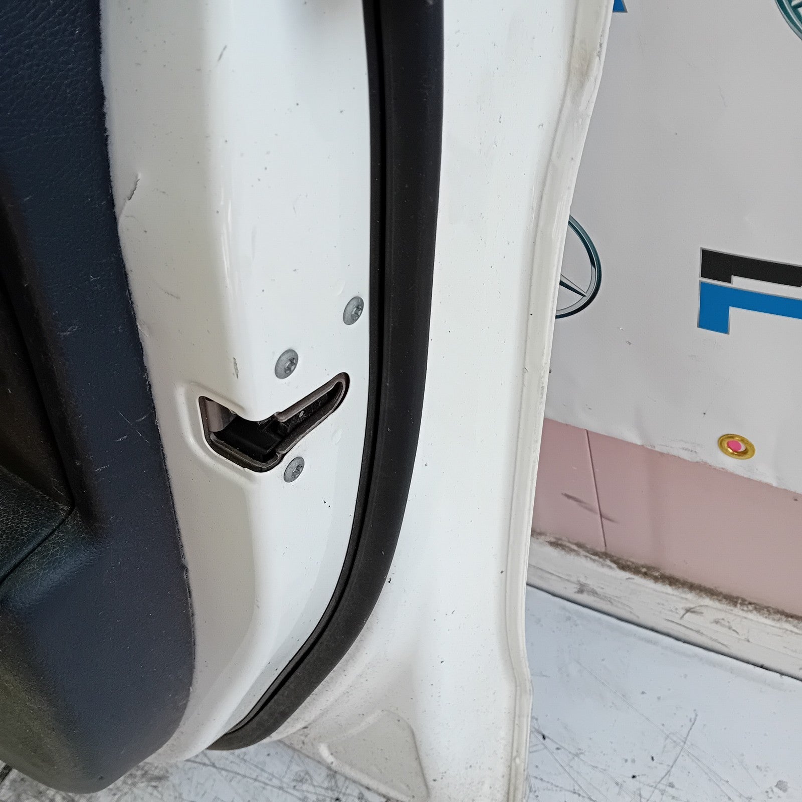 MERCEDES BENZ CLA W117 COUPE DRIVER FRONT DOOR OSF WHITE 2013- 2019 FMD206