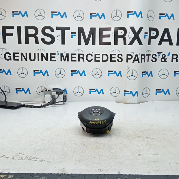 MERCEDES BENZ C-CLASS W205 STEERING WHEEL AIRBAG DRIVER OS RIGHT Q10 FM001654