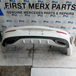 MERCEDES BENZ C-CLASS W205 COUPE REAR BUMPER 2014 WHITE COMPLETE FMX66