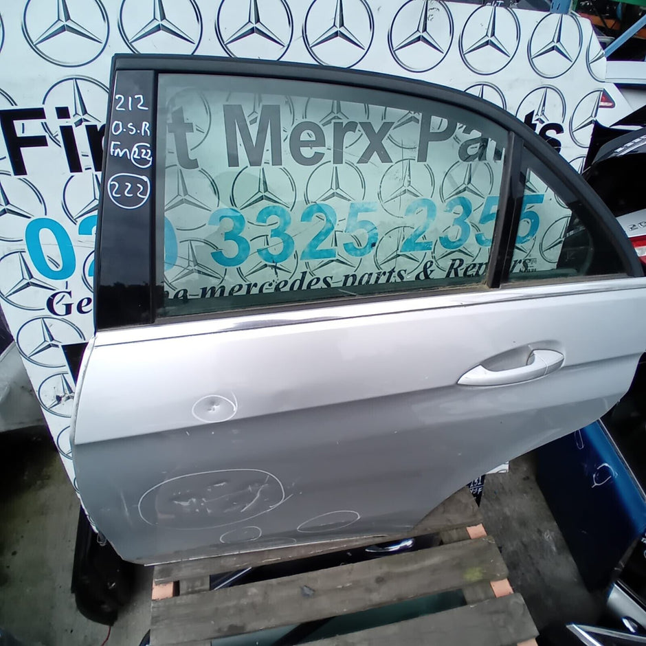 MERCEDES BENZ E-CLASS W212 DRIVER SIDE REAR DOOR ( OFF SIDE REAR )