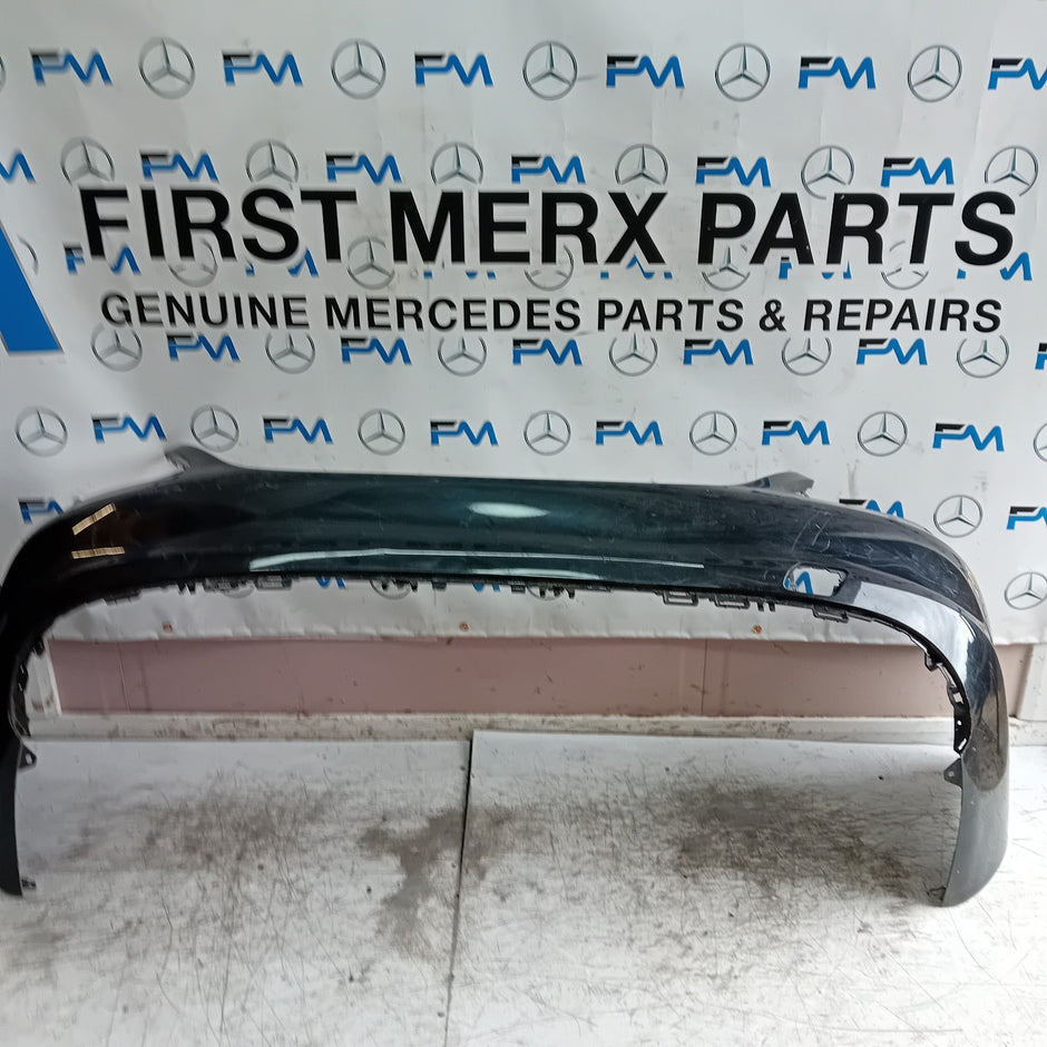 MERCEDES BENZ C-CLASS W205 SLN REAR BUMPER 2015 BLACK A2058550138 FMX49