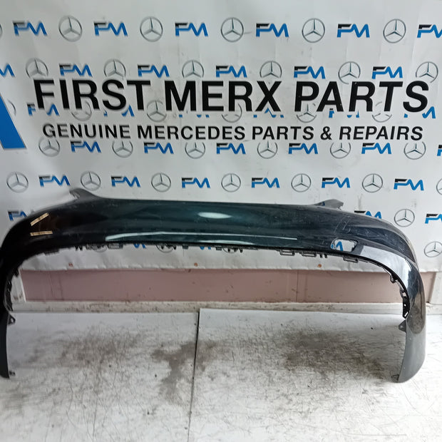 MERCEDES BENZ C-CLASS W205 SLN REAR BUMPER 2015 BLACK A2058550138 FMX49