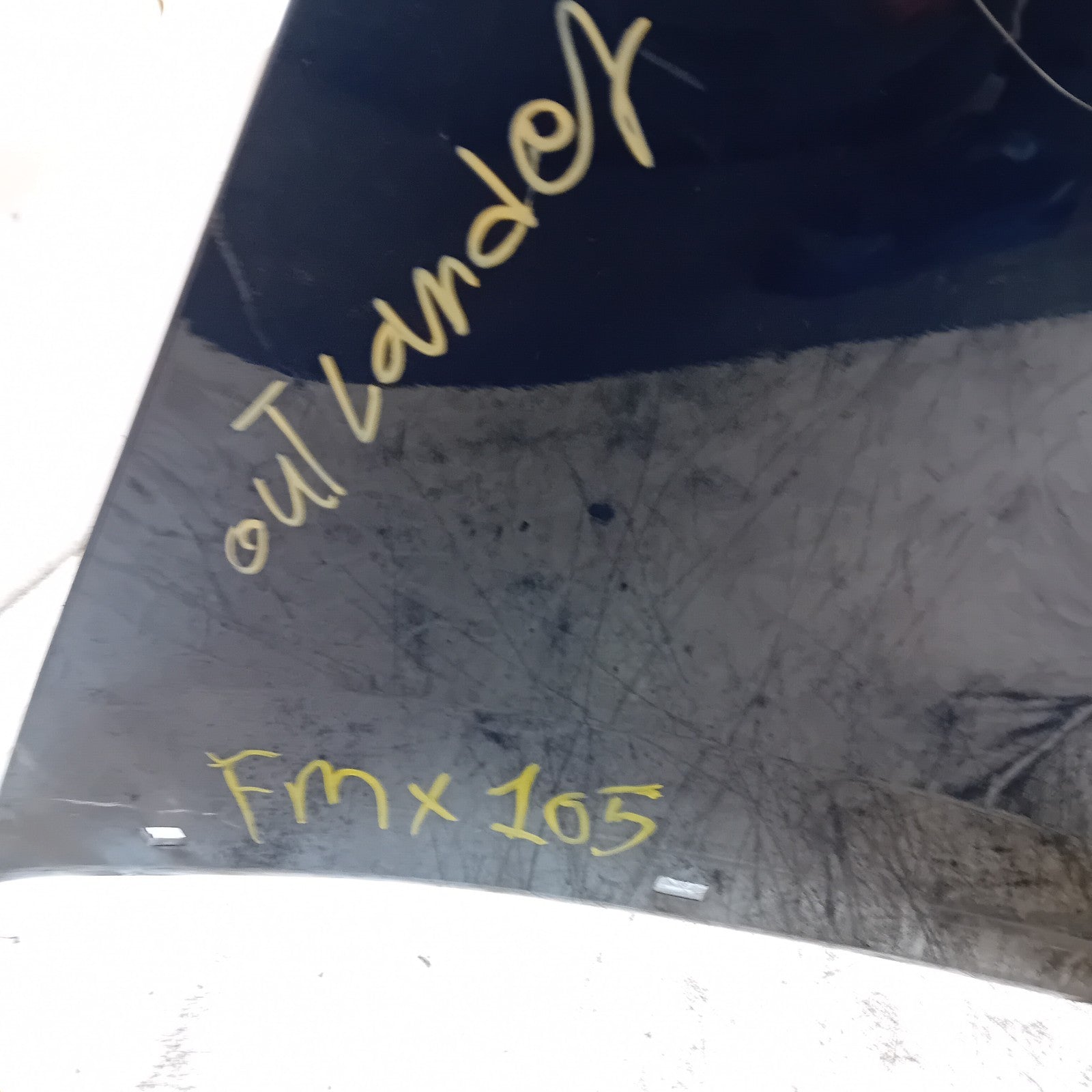 MITSUBISHI OUTLANDER MK3 REAR BUMPER BLUE 2013 COMPLETE FMX105