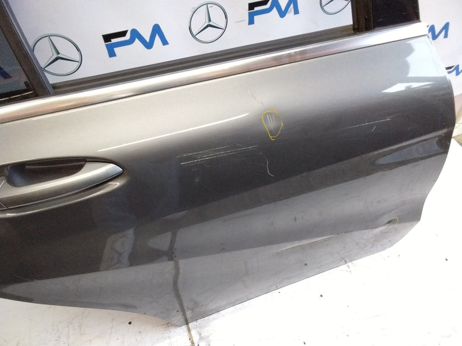 MERCEDES BENZ A-CLASS W176 DRIVER SIDE REAR DOOR O/S/R COMPLETE GREY FMD66 