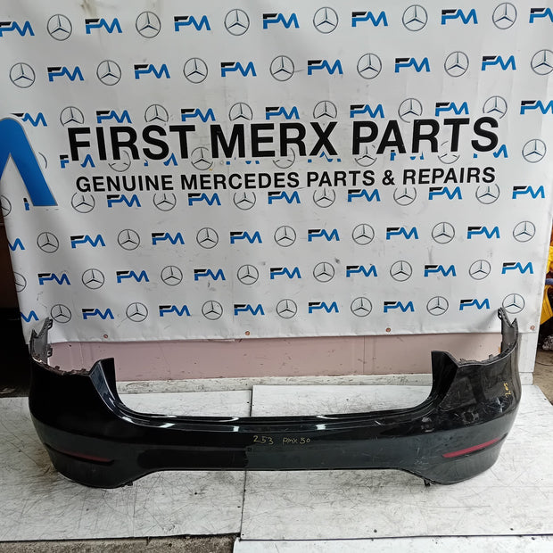 MERCEDES BENZ GLC W253 REAR BUMPER 2015 BLACK A2539852525 FMX50