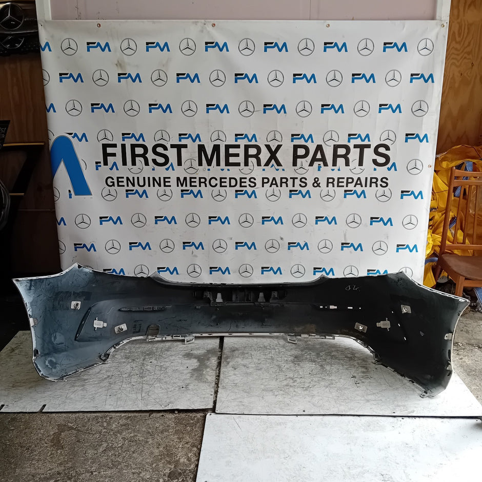 MERCEDES BENZ  C-CLASS C205 CP REAR BUMPER 2014 WHITE  COMPLETE FMX42