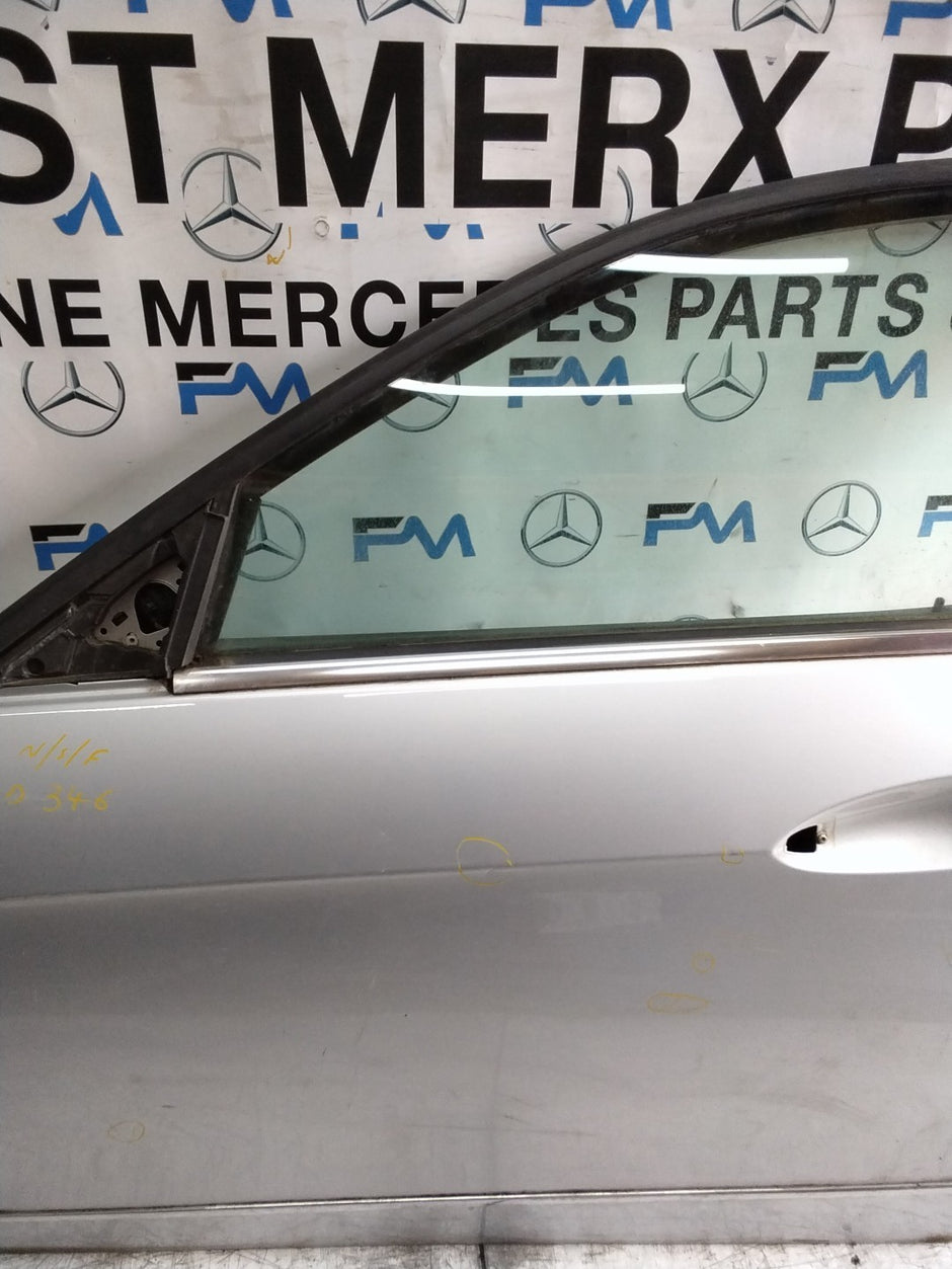 MERCEDES E-CLASS W212 SLN PASSENGER FRON DOOR NSF SILVER 2009-16 COMPLETE FMD346