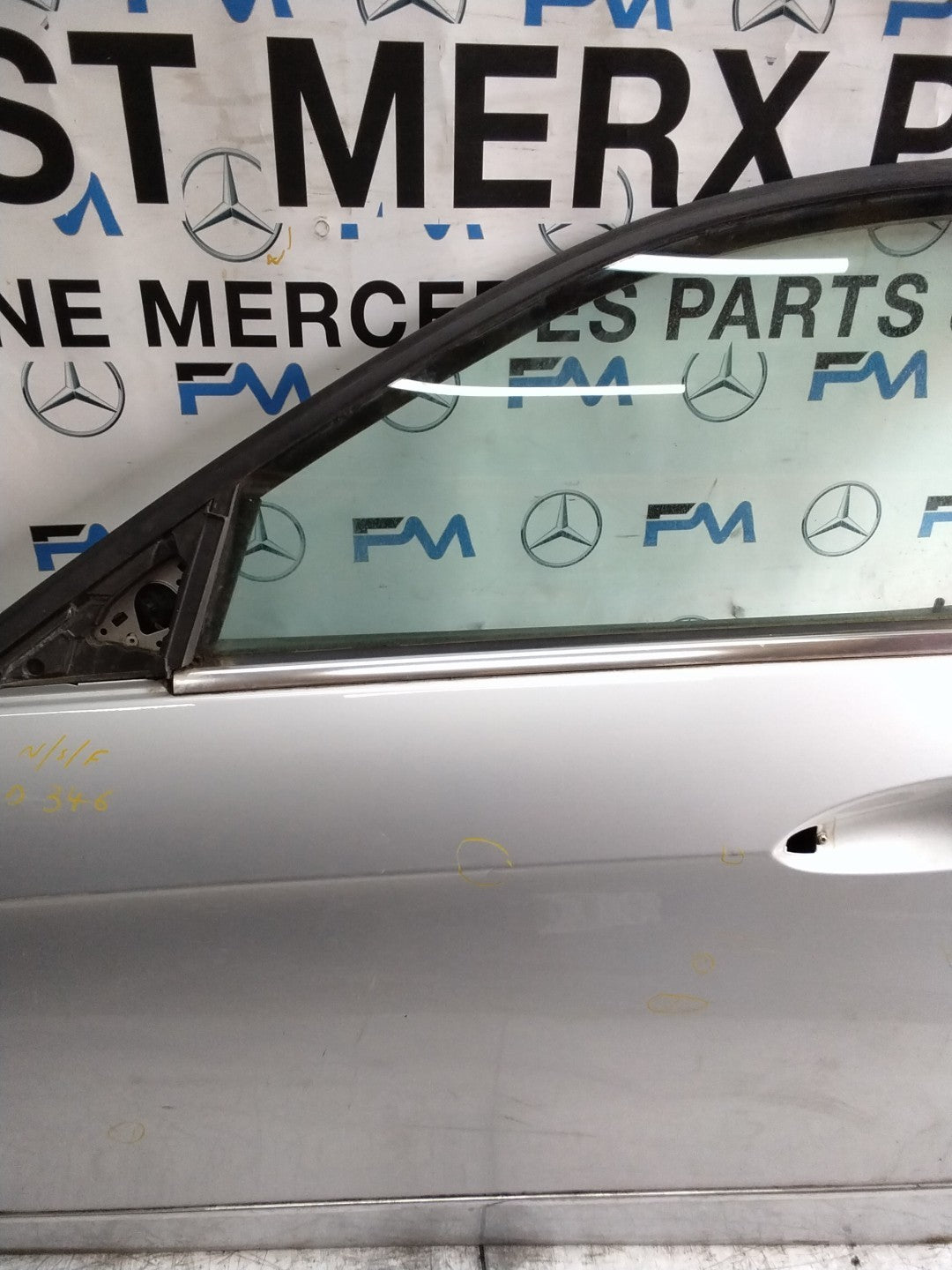 MERCEDES E-CLASS W212 SLN PASSENGER FRON DOOR NSF SILVER 2009-16 COMPLETE FMD346