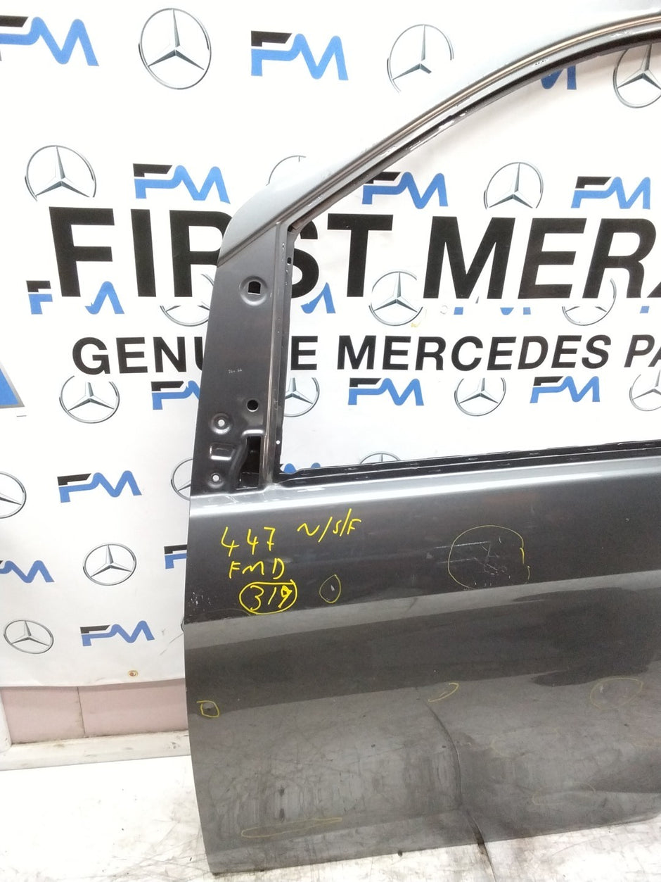 MERCEDES BENZ VITO W447 PASSENGER SIDE FRONT DOOR NSF GREY 2014 ON FMD319