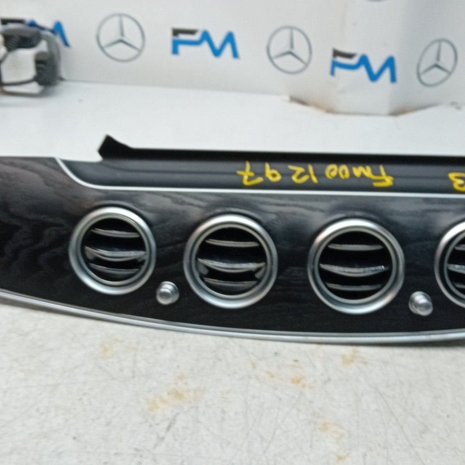 MERCEDES E-CLASS DASHBOARD TRIM PANEL+ 4 AIRVENT+ ENGINE START BUTTON FM001297
