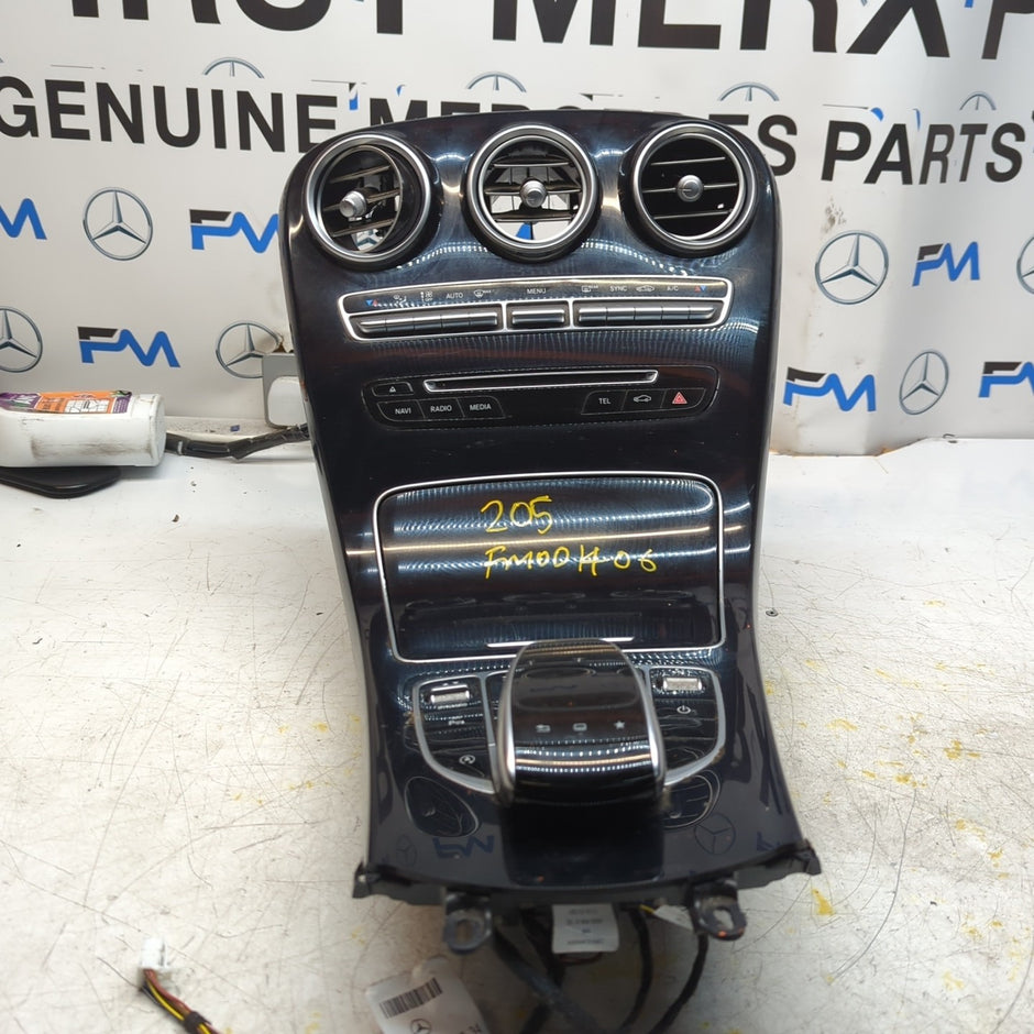  MERCEDES E-CLASS W205 CENTRE CONSOLE + 3 AIR VENT A2054402032 FM001406