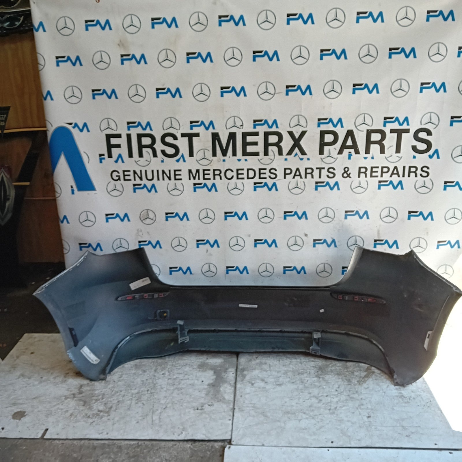 MERCEDES BENZ A-CLASS W177 REAR BUMPER A1778800500 2018 BROWN  FMX166