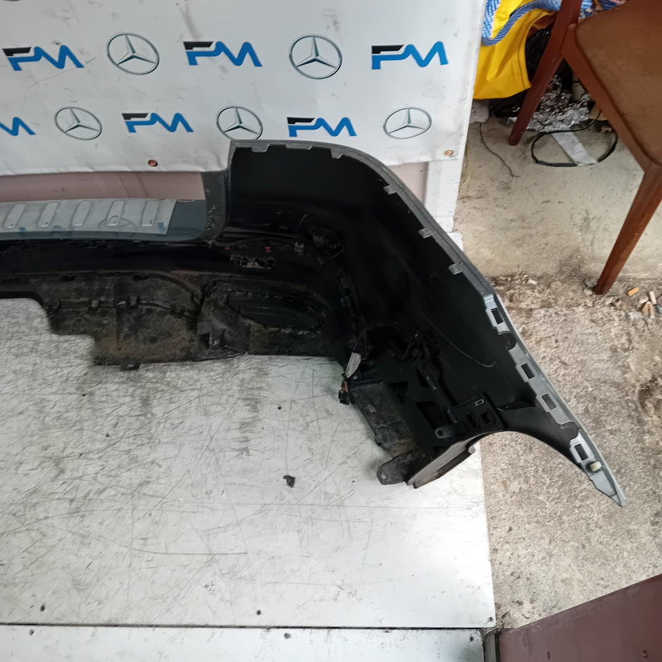 MERCEDES BENZ  GLE W166 AMG LINE REAR BUMPER GREY 2016 A1668853024 COMPLET FMX81