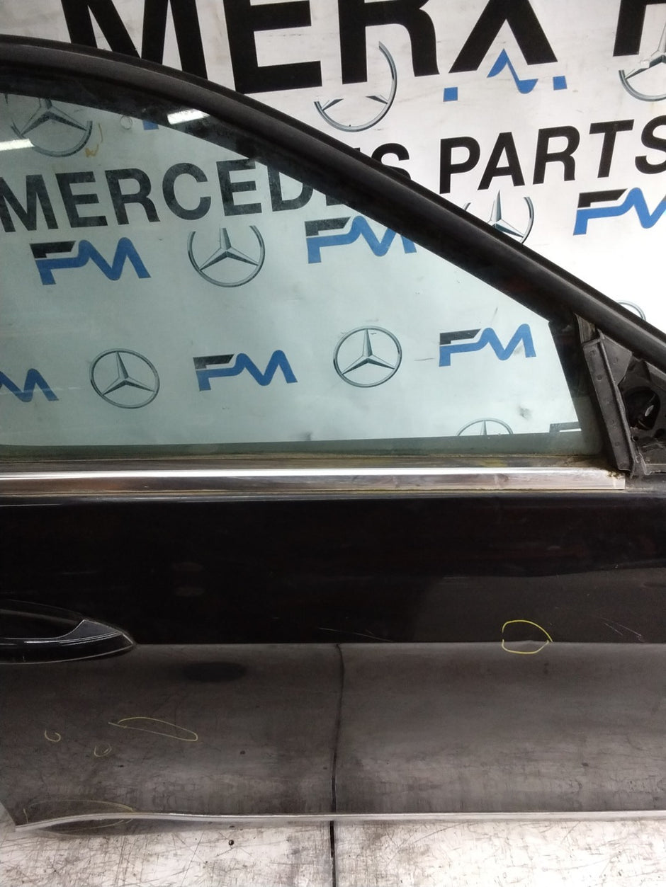 MERCEDES E-CLASS W212 SLN DRIVER FRONT DOOR OSR BLACK 2009-2016 COMPLETE FMD345