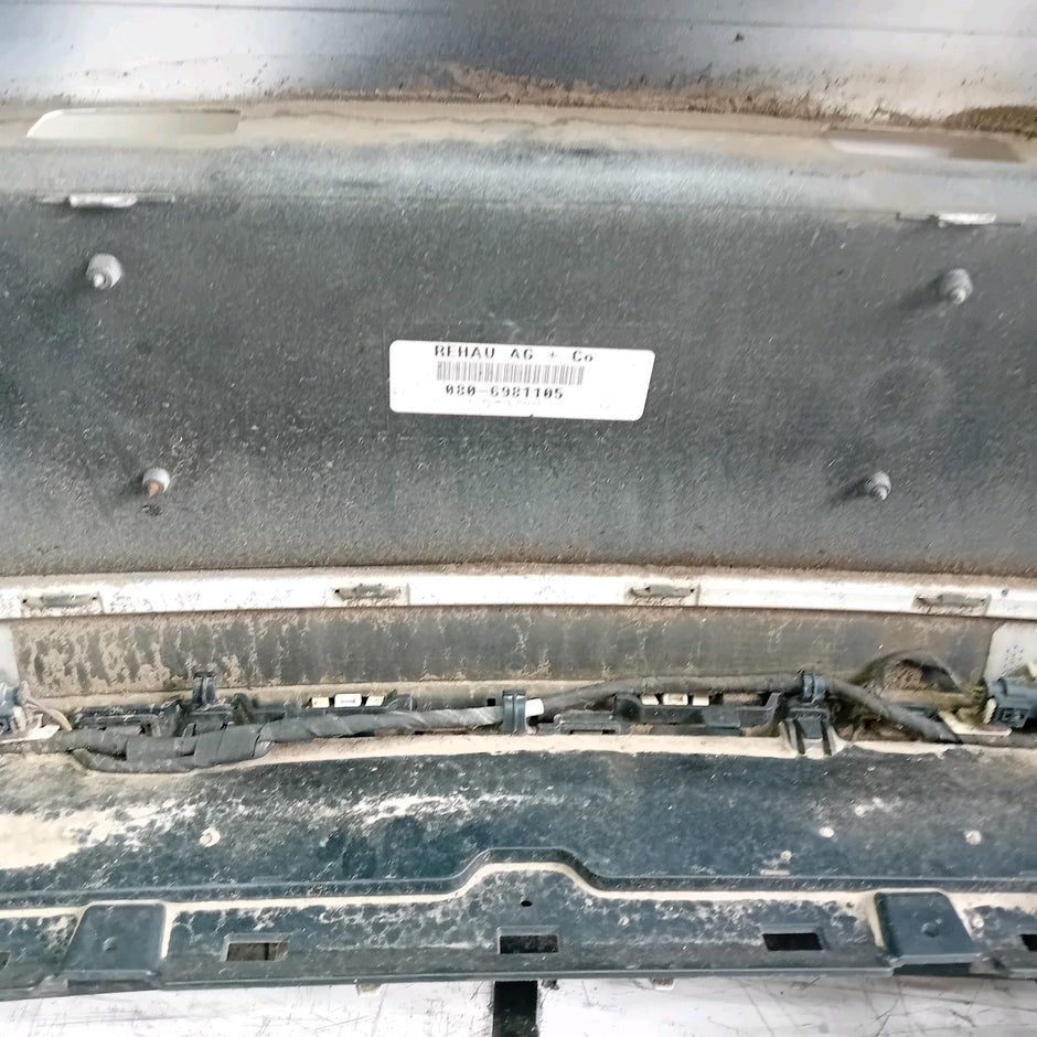 MERCEDES BENZ C-CLASS W205 COUPE REAR BUMPER 2014 WHITE COMPLETE FMX66