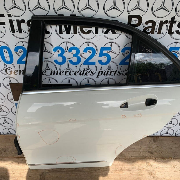 2008-2014 MERCEDES C-CLASS W204 NEARSIDE LEFT PASSENGER REAR DOOR SALOON