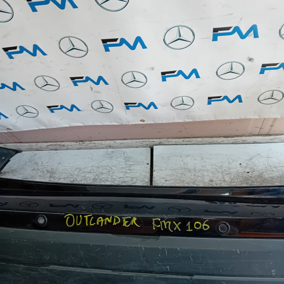 MITSUBISHI OUTLANDER MK3 REAR BUMPER BLACK 2013 COMPLETE FMX106