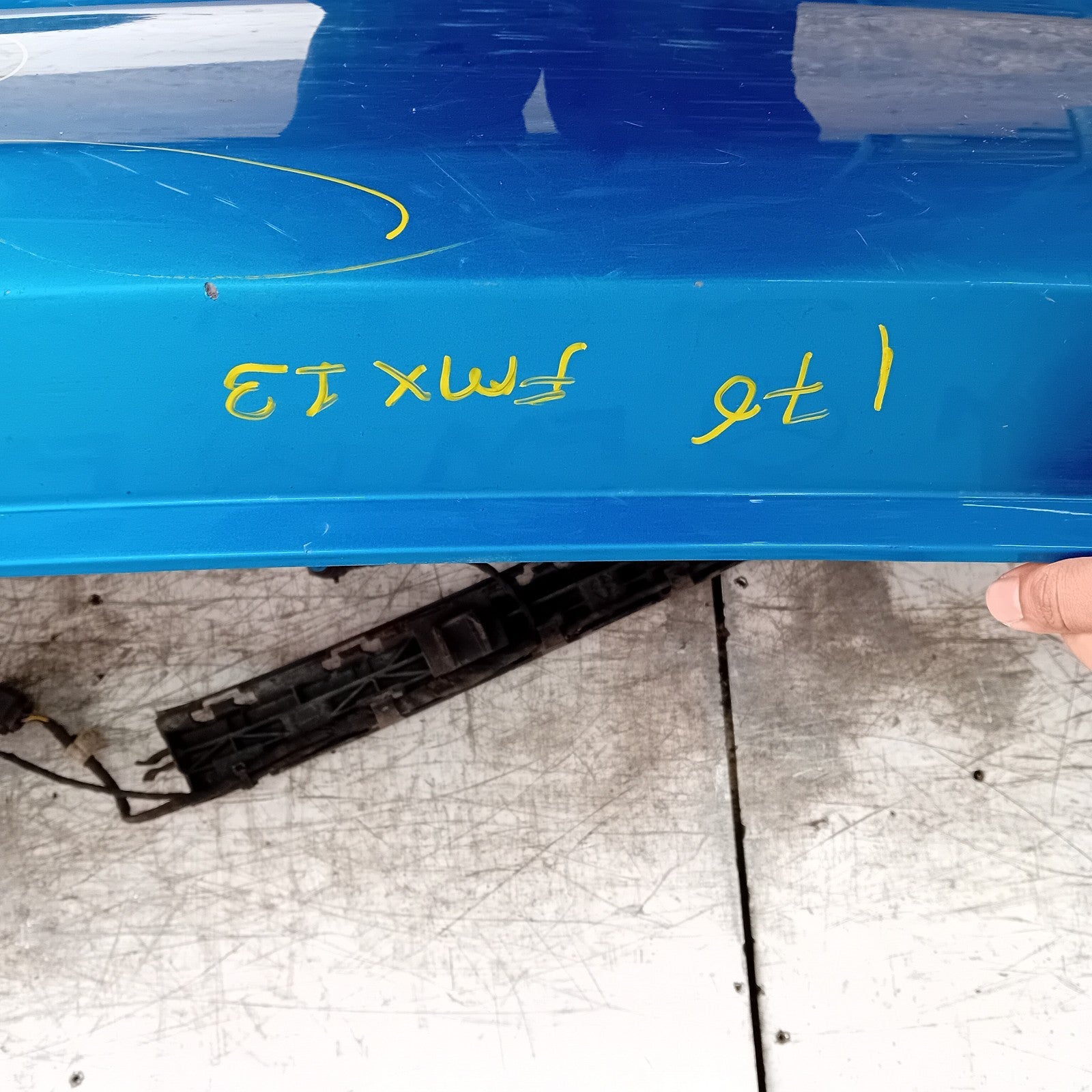MERCEDES BENZ  A-CLASS W176 REAR BUMPER A1768850125 2012-18 BLUE FMX13