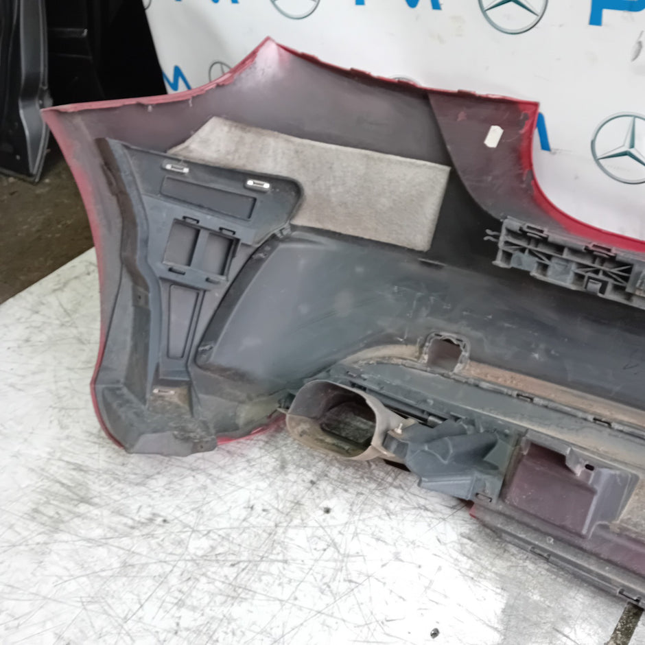 MERCEDES BENZ A-CLASS W176 REAR BUMPER 2012-18 A1768852625 RED FMX30
