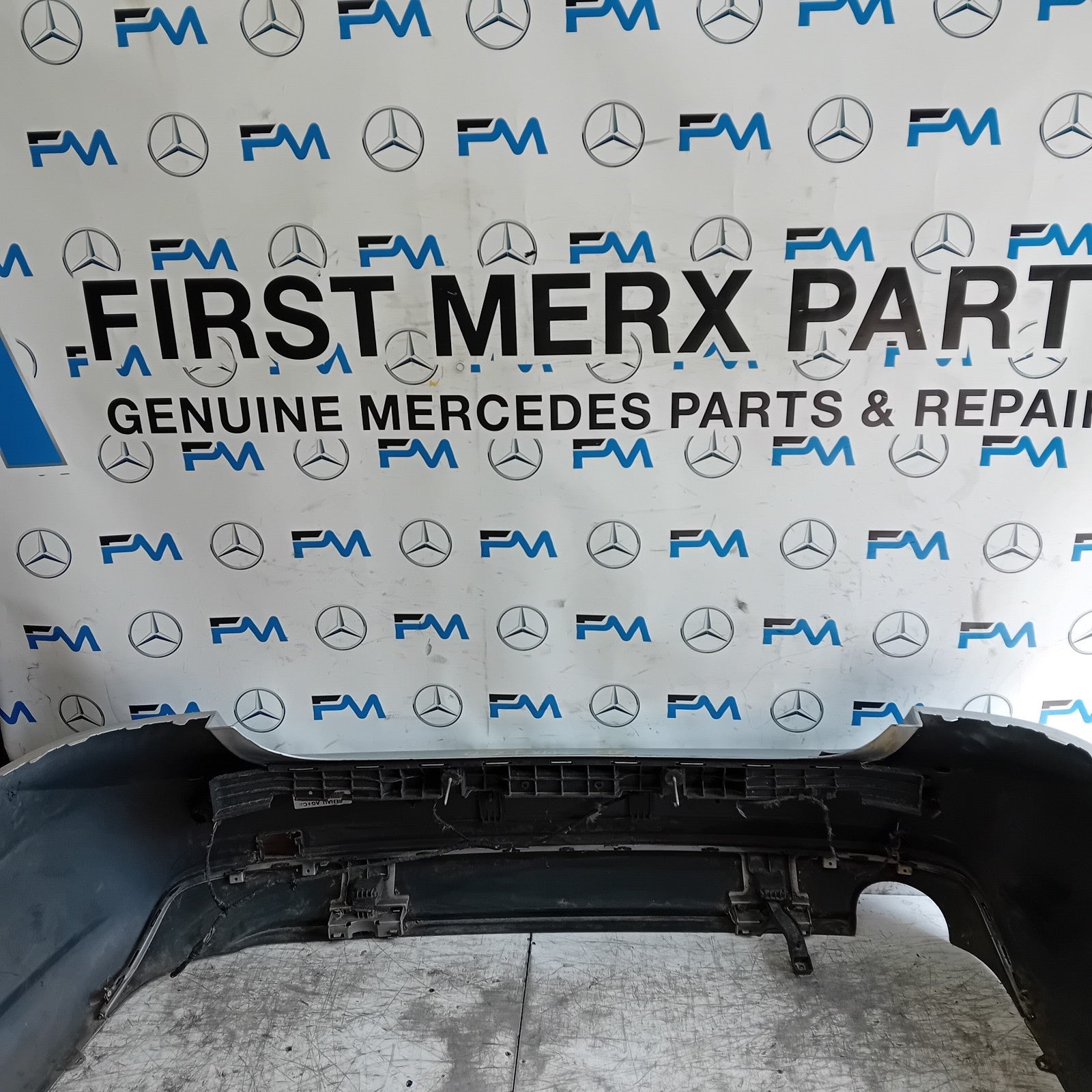MERCEDES BENZ E-CLASS W212 REAR BUMPER SILVER 2014 A2128855125 FMX128