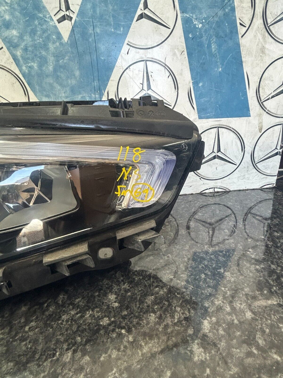 MERCEDES CLA W118 19-23 DRIVER SIDE O/S LED HEADLAMP  COMPLETE A1189068600 FMH69