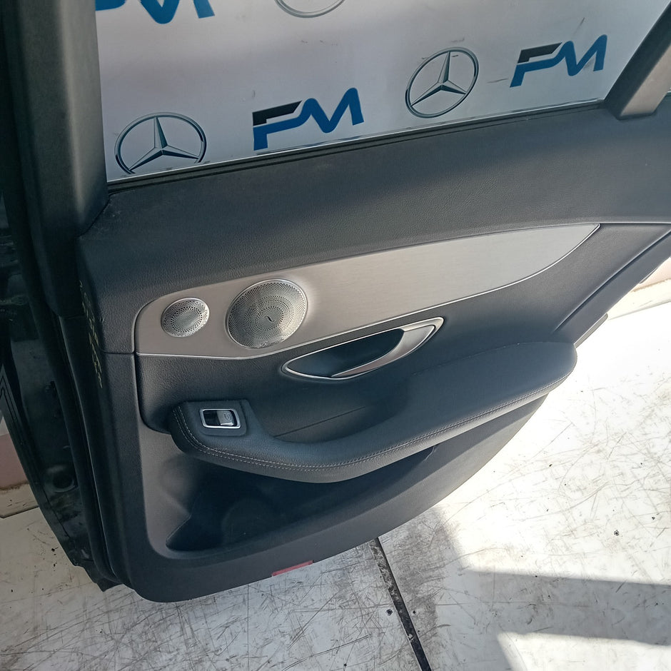 MERCEDES C-CLASS W205 COP PASSENGER REAR DOOR N/S/R GREY 2014 ON COMPLETE FMD168