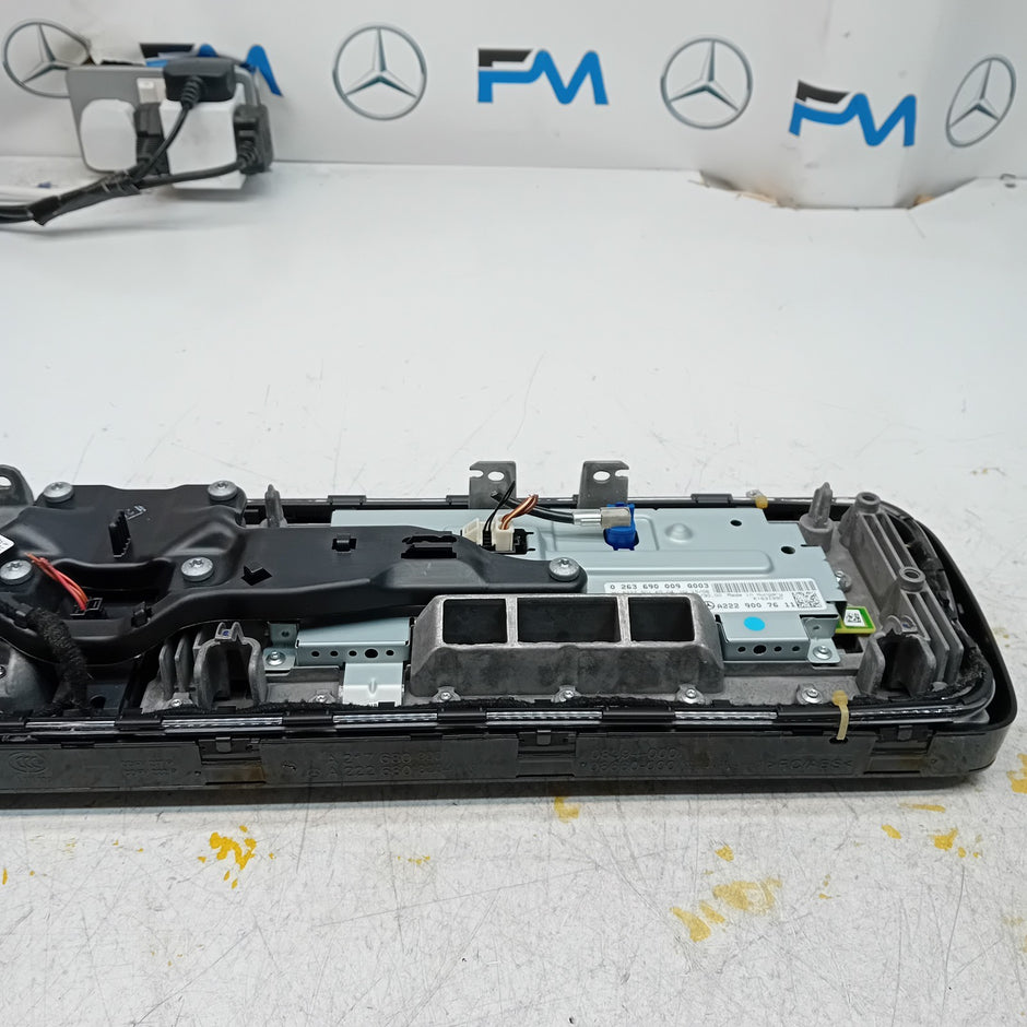 MERCEDES S-CLASS W222 DISPLAY SCREEN A2229007611 A2229005712 2016 FM001159