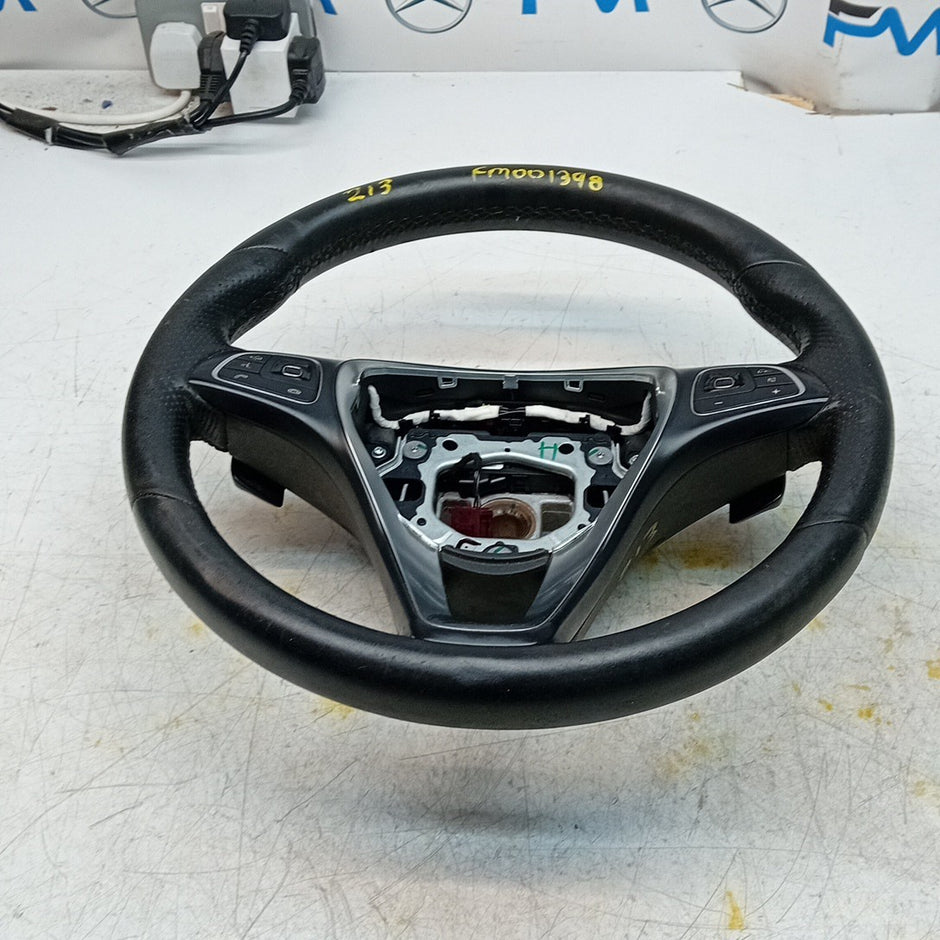 MERCEDES W213 E-CLASS MULTIFUNCTION STEERING WHEEL 2016 A0004605600 FM001398