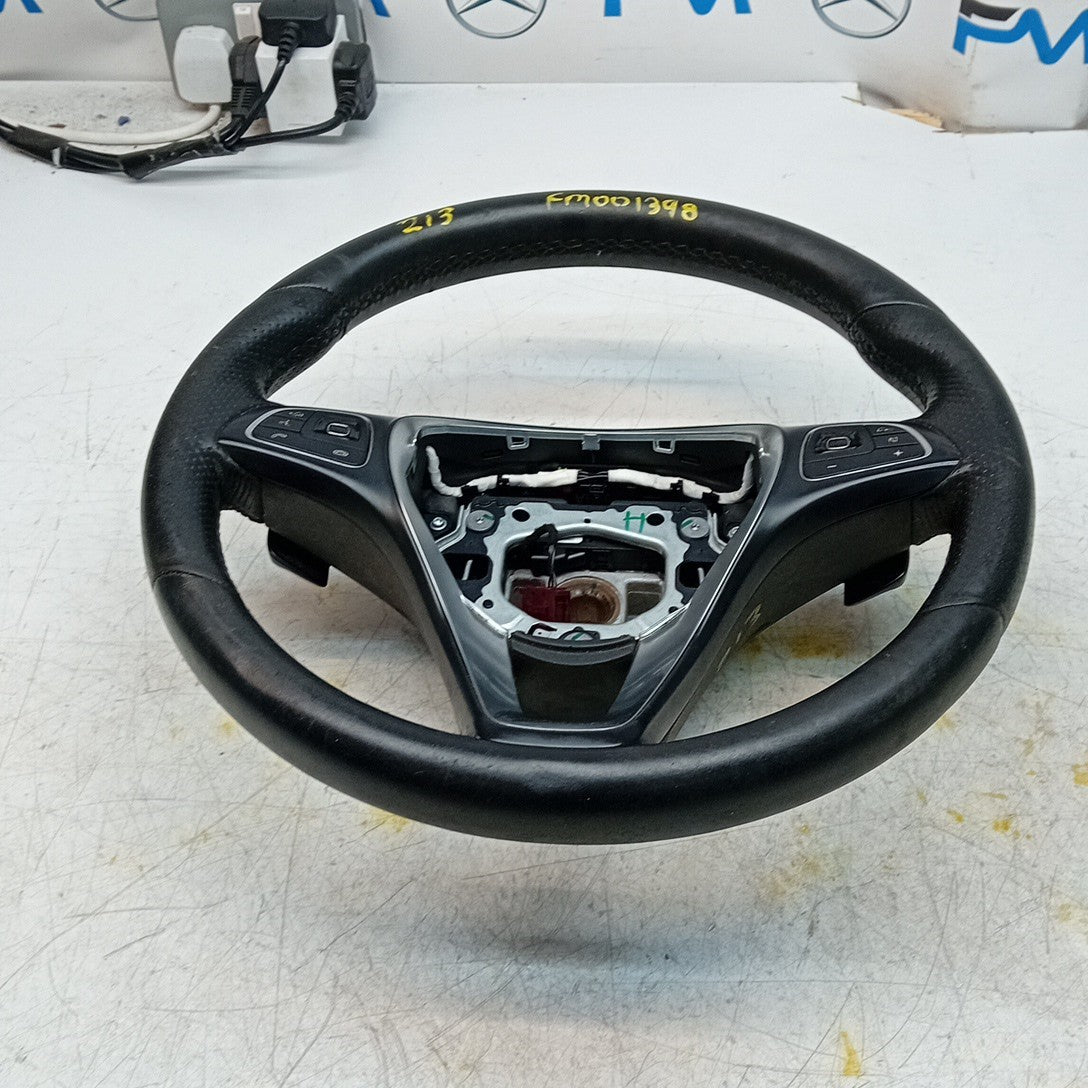 MERCEDES W213 E-CLASS MULTIFUNCTION STEERING WHEEL 2016 A0004605600 FM001398