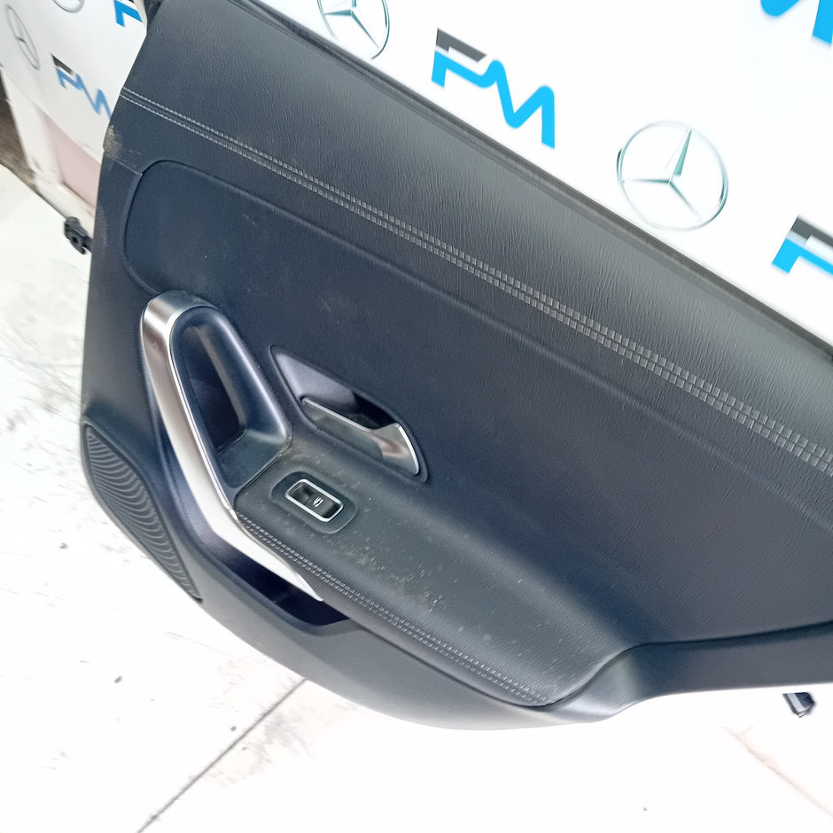 MERCEDES BENZ W118 CLA DRIVER SIDE REAR DOOR OSR WHITE 2019 ON COMPLETE FMD177
