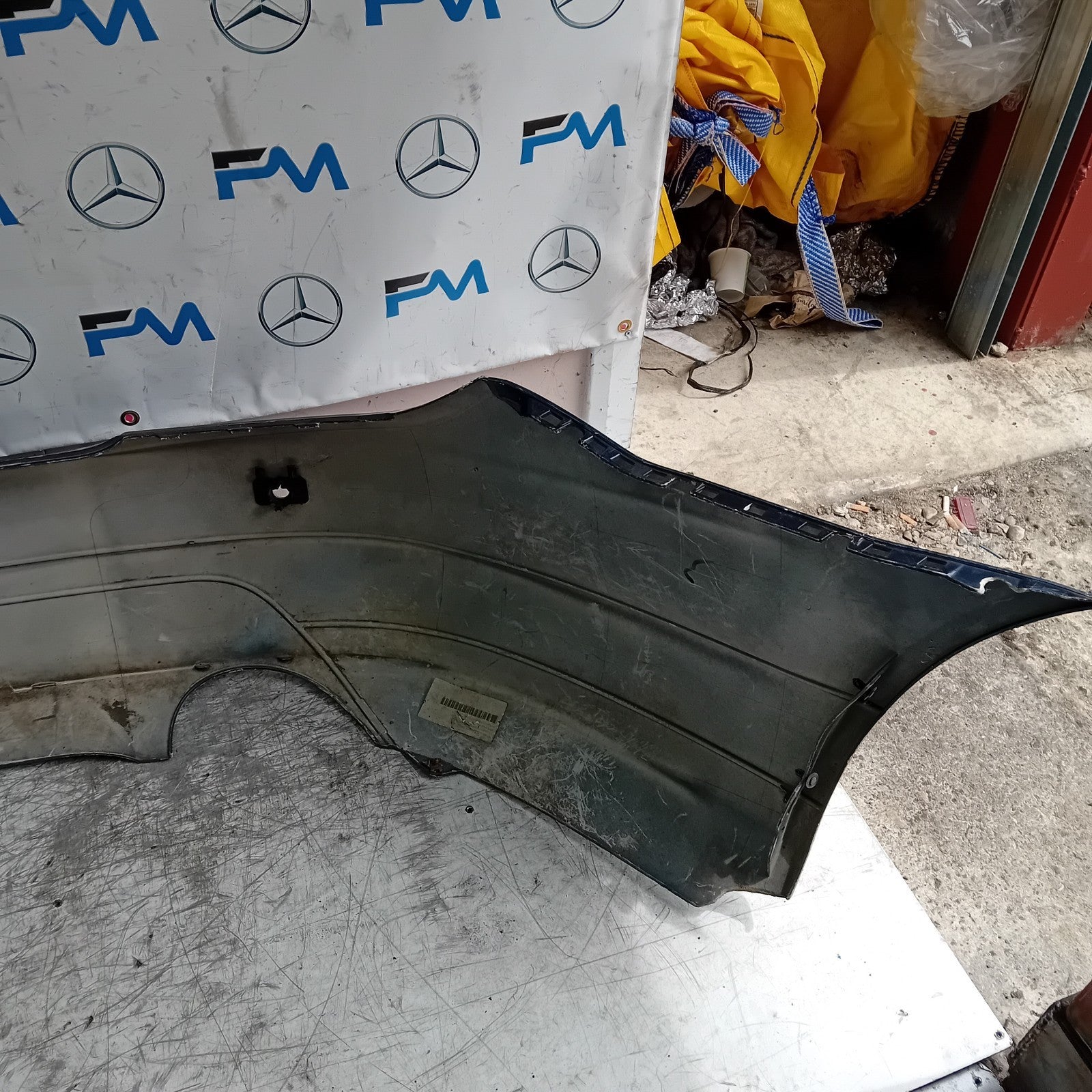 MERCEDES BENZ C-CLASS W204 REAR BUMPER BLUE 2011 A2048850025 FMX132