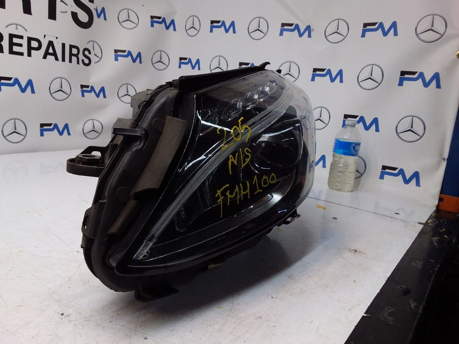 2017 MERCEDES C CLASS W205 HEADLIGHT FACELIFT PASSENGER NS A2059069404 FMH100
