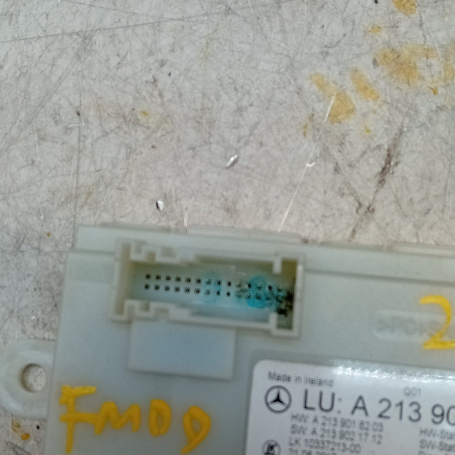MERCEDES BENZ E-CLASS KEYLESS GO CONTROL UNIT W213 A2139004519 FM001292