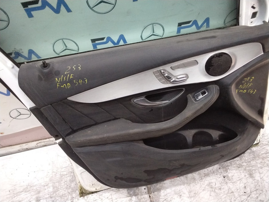 MERCEDES GLC W253 COUPE PASSENGER FRONT DOOR NSF WHITE 2016-2019 FMD543