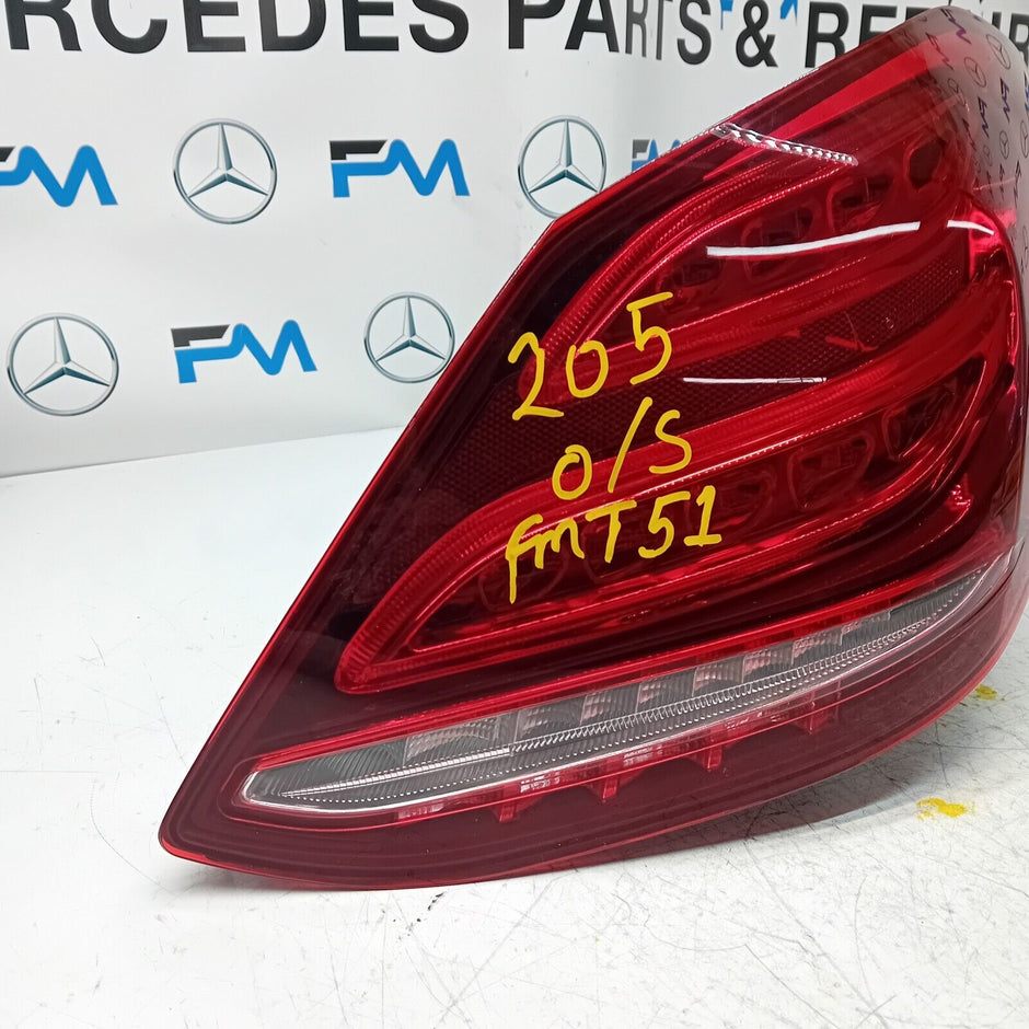 MERCEDES C-CLASS W205 2014 REAR DRIVER O/S TAIL LIGHT FMT51