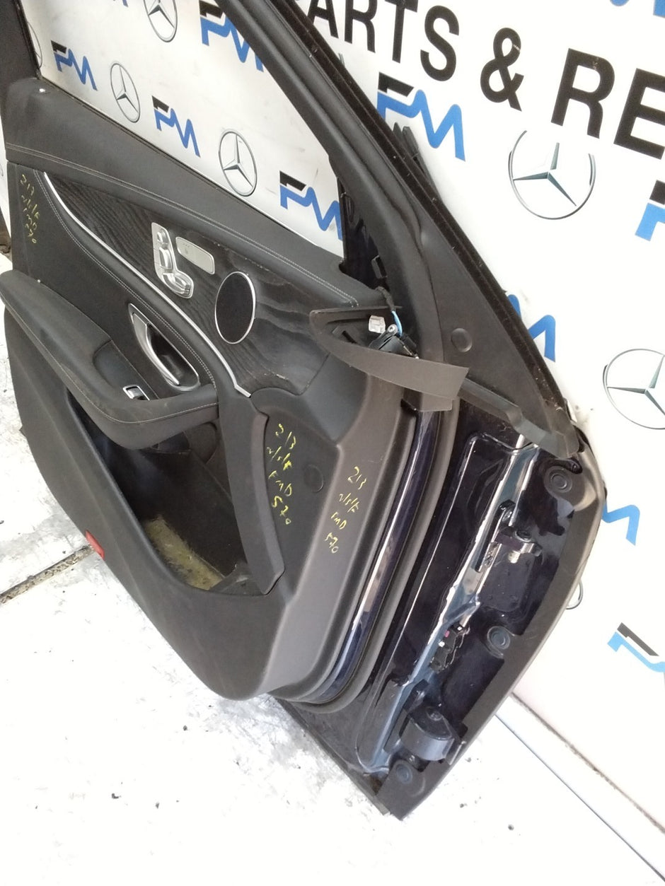 MERCEDES E-CLASS W213 SLN PASSENGER FRONTDOOR NSF BLUE 2016-2023 COMPLETE FMD570