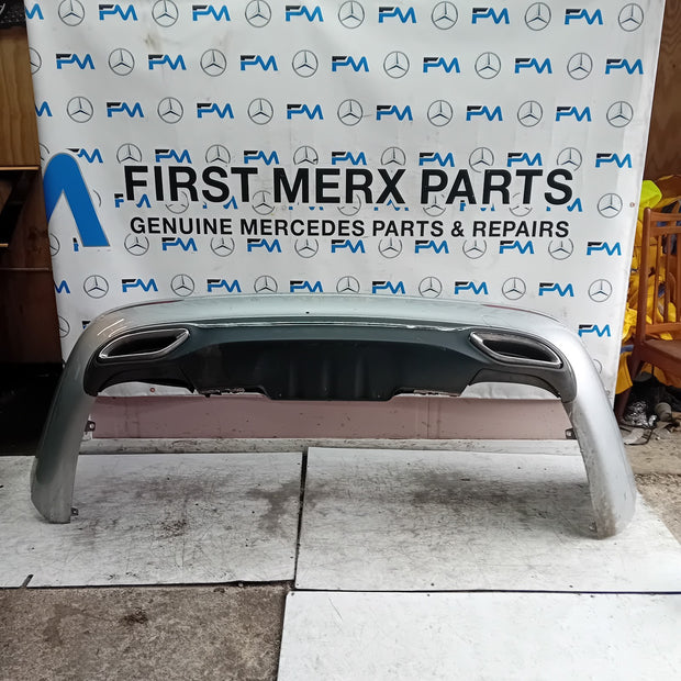 MERCEDES BENZ E-CLASS W213 SALOON REAR BUMPER SILVER 2016 A2138850025 FMX73