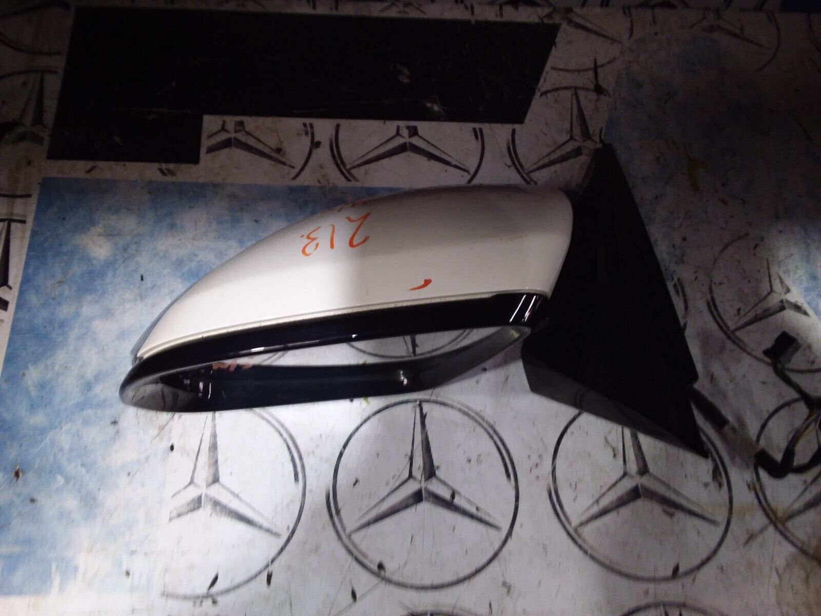 MERCEDES E CLASS W213 PASSENGER SIDE WING MIRROR 2019 A2138102500 WHITE