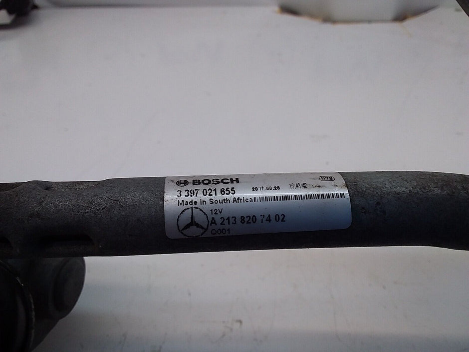 MERCEDES E-CLASS 2017 W213 A2138207402 FRONT WIPER MOTOR  FM00182
