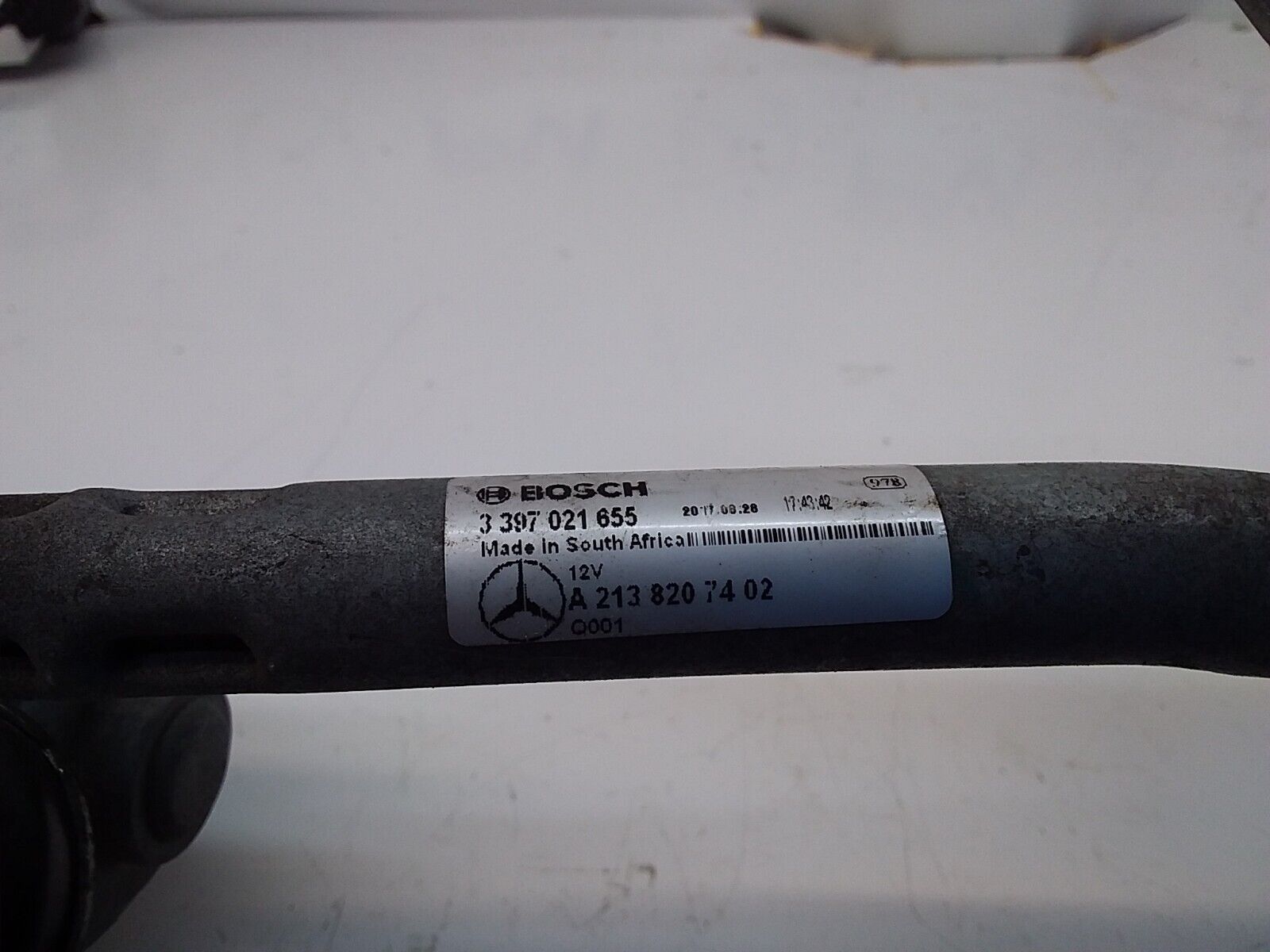MERCEDES E-CLASS 2017 W213 A2138207402 FRONT WIPER MOTOR  FM00182