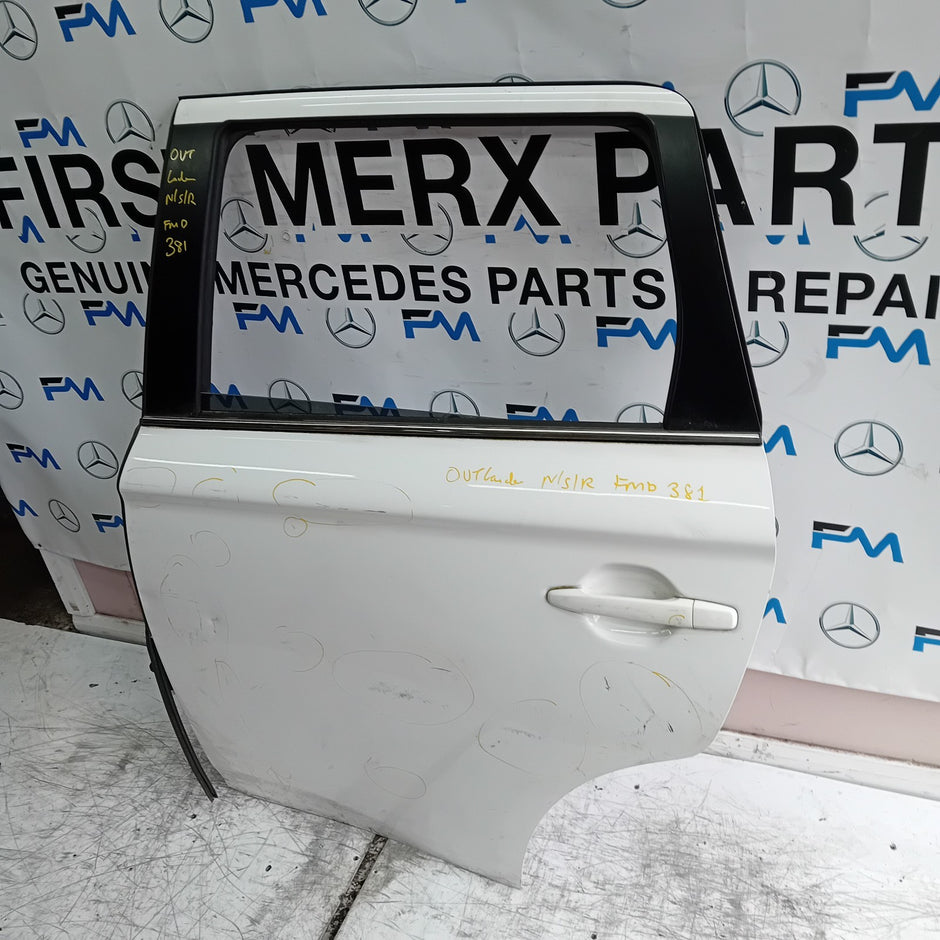 MITSUBISHI OUTLANDER MK3 PASSENGER REAR DOOR NSR 2013 WHITE FMD381